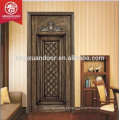 Porta de madeira, porta e janelas, design de escultura de madeira da porta principal